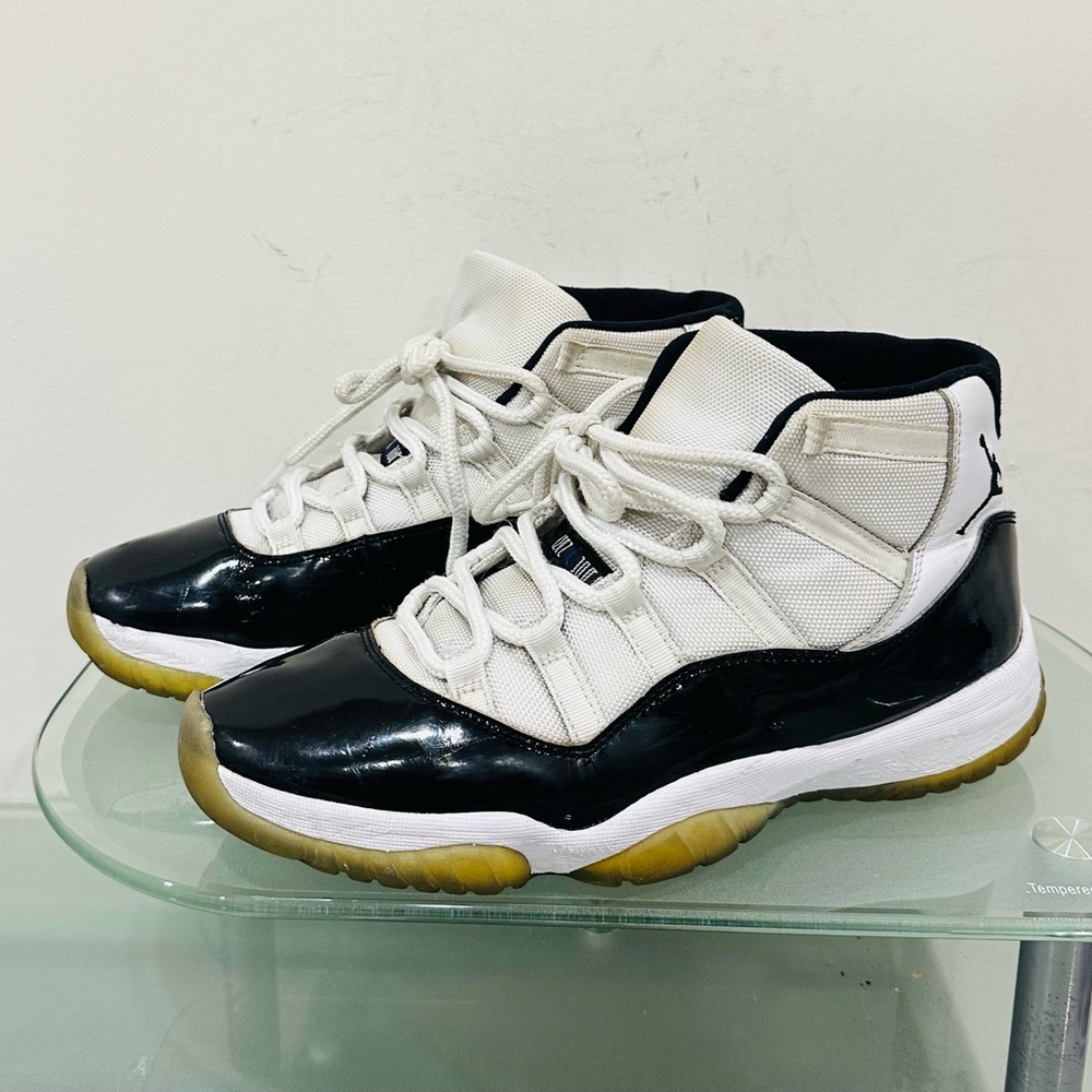 Air Jordan 11 Concord‎ Sz 10,5 Mens 2018 Nike Retro Black White 378037-100 OG XI